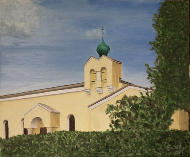 Eglise russe-Meudon 55x46